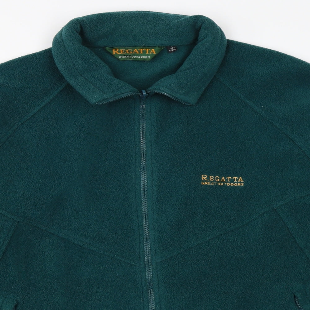 Regatta Mens Green  Fleece Jacket Coat Size L