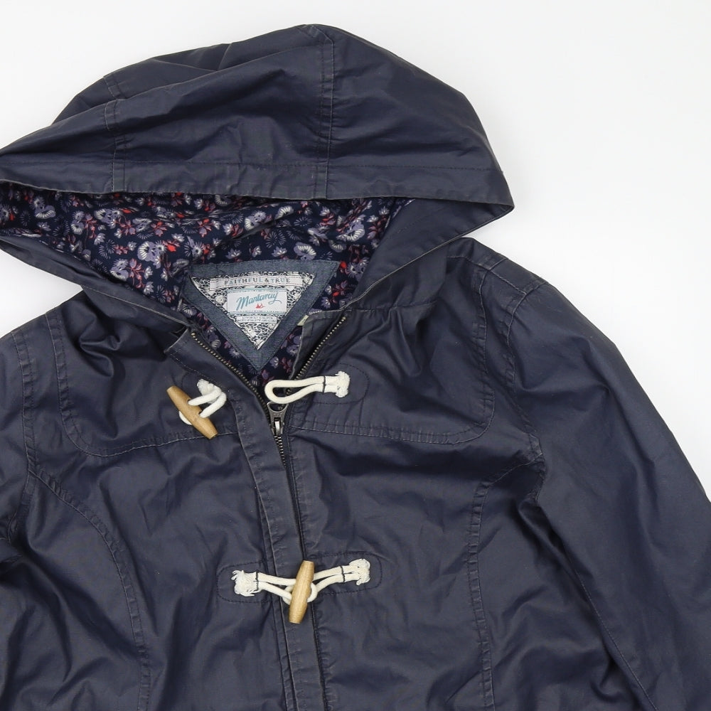 Mantaray Womens Blue   Jacket Coat Size 12
