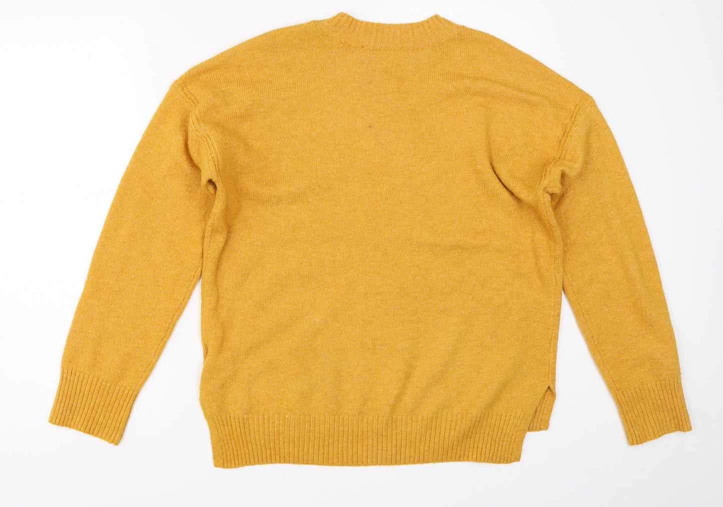 Oasis Womens Yellow   Pullover Jumper Size S