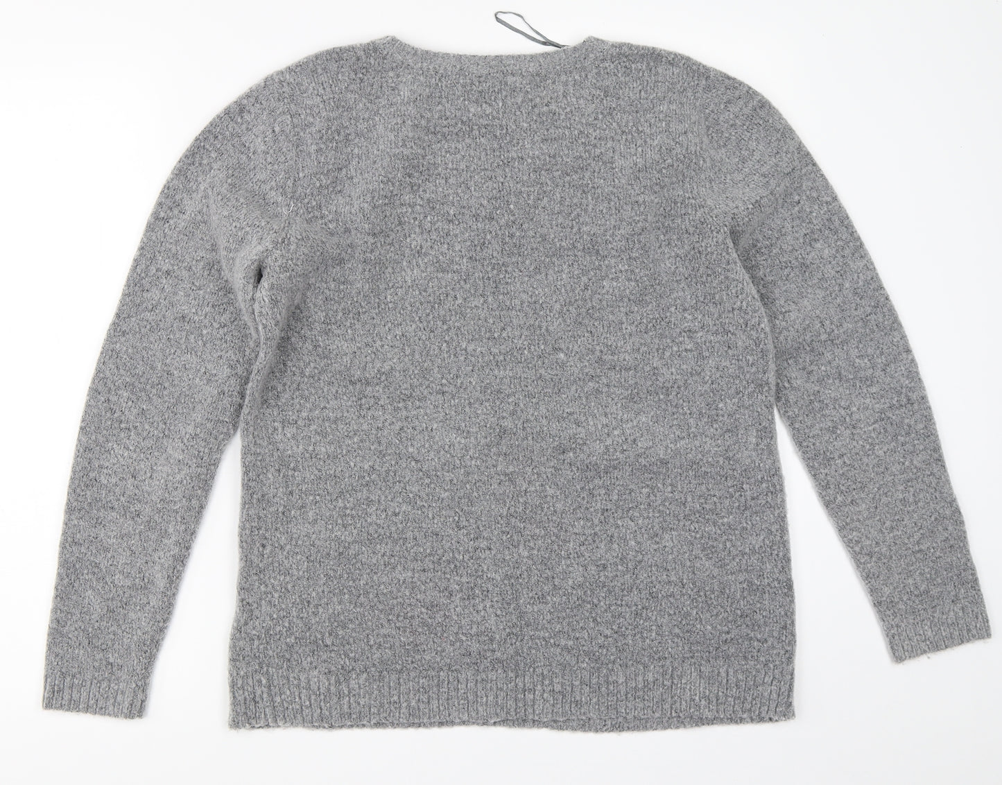 BHS Womens Grey   Pullover Jumper Size M