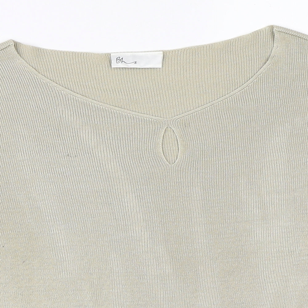 BHS Womens Beige   Pullover Jumper Size 12