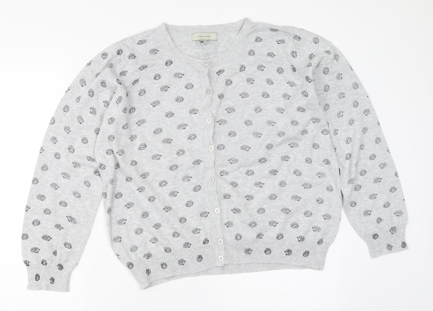 Atmosphere Womens Grey   Cardigan Jumper Size 16