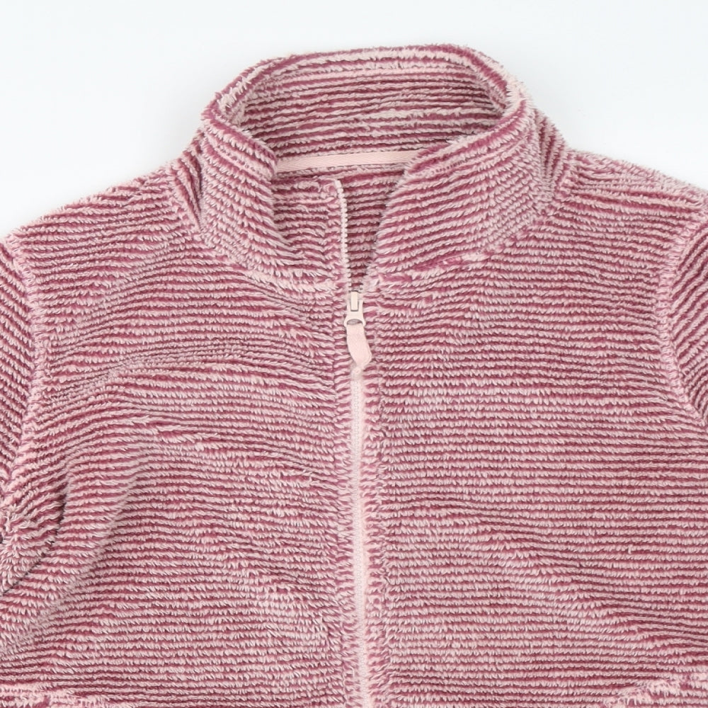 TU Womens Pink Striped  Jacket  Size 12