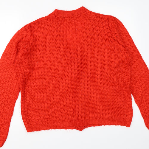 Studio Womens Red   Cardigan Jumper Size 12
