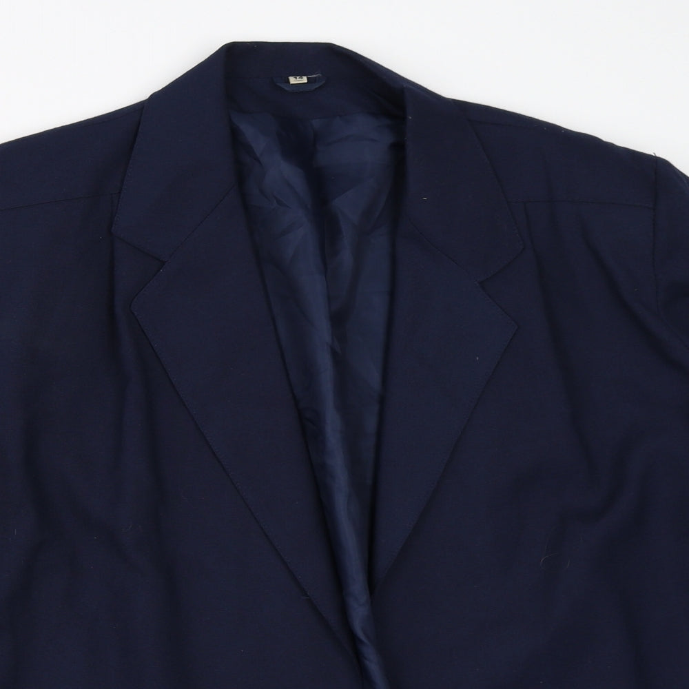 House of Fraser Womens Blue   Jacket Blazer Size 12