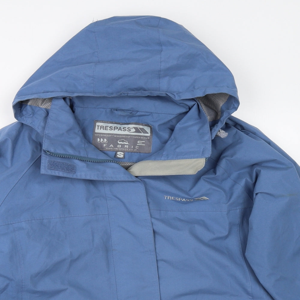 Trespass Womens Blue   Windbreaker Coat Size S
