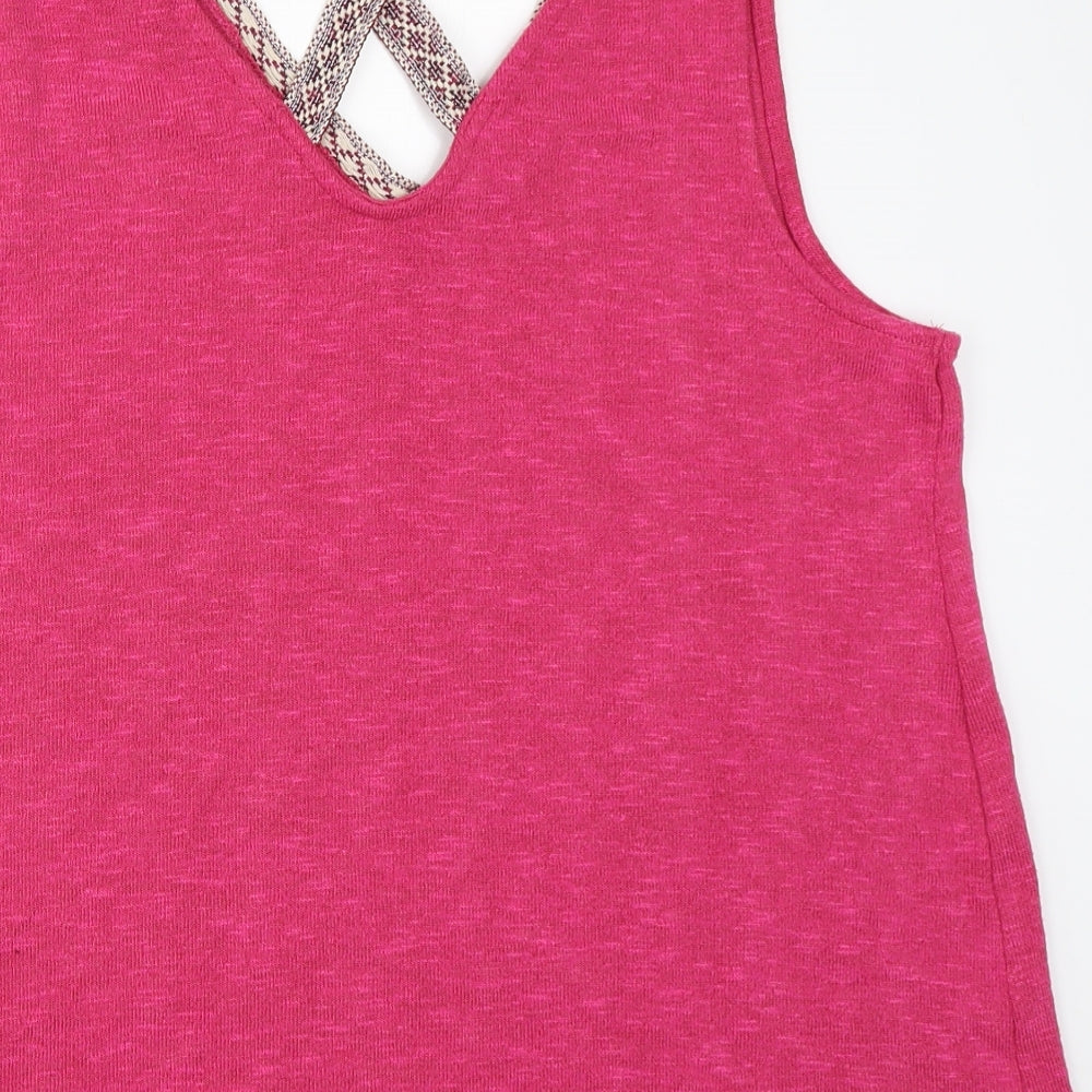 TU Womens Pink   Basic Blouse Size 18