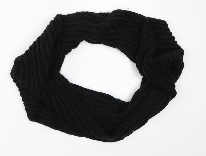 Preworn Womens Black    Scarf