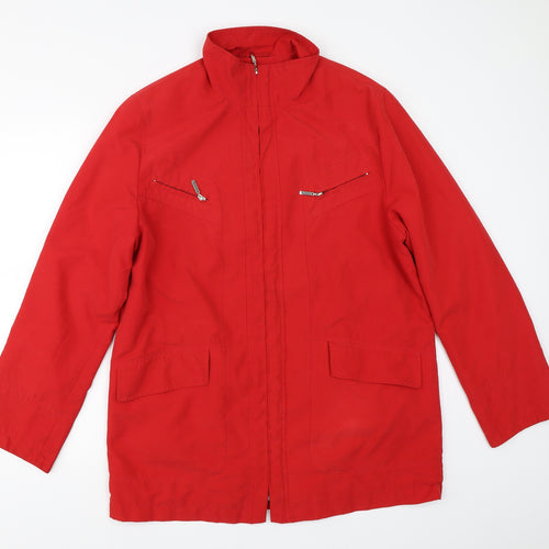 Zerimar Womens Red   Overcoat Coat Size M