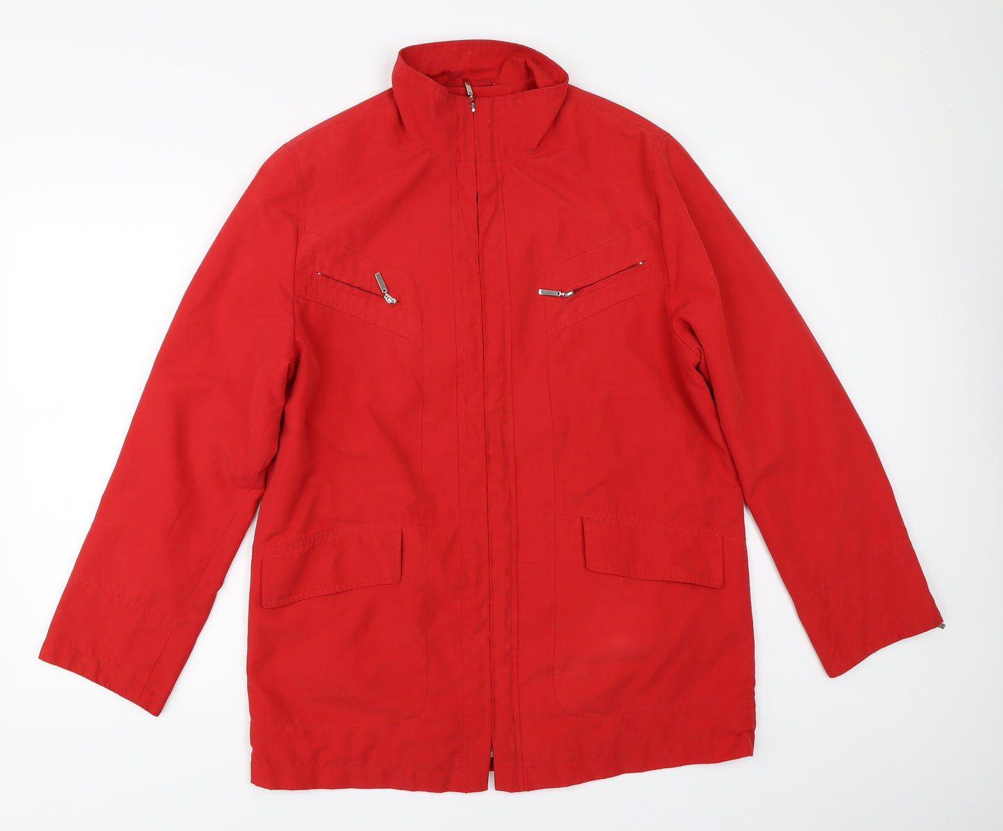 Zerimar Womens Red   Overcoat Coat Size M