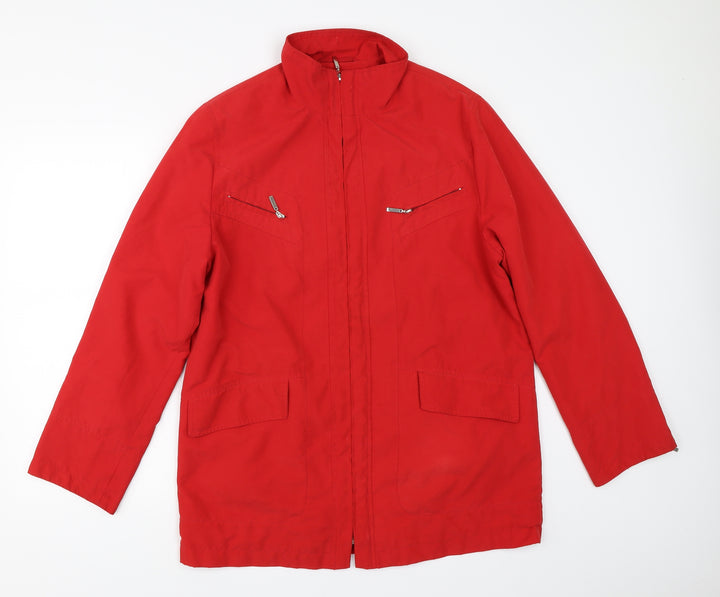Zerimar Womens Red   Overcoat Coat Size M