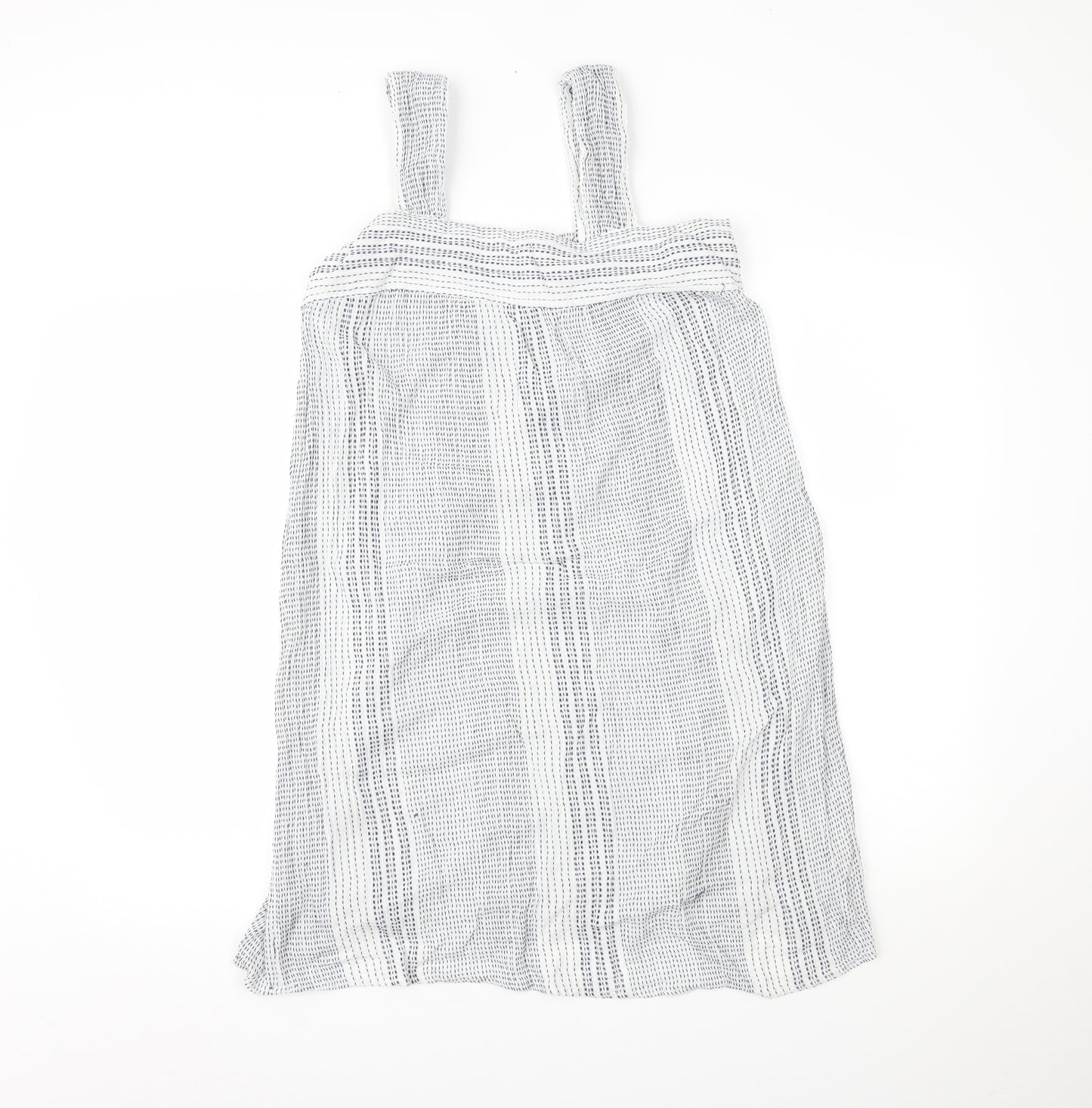 NEXT Womens White Striped  Shift  Size 8