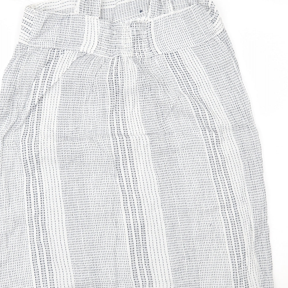 NEXT Womens White Striped  Shift  Size 8