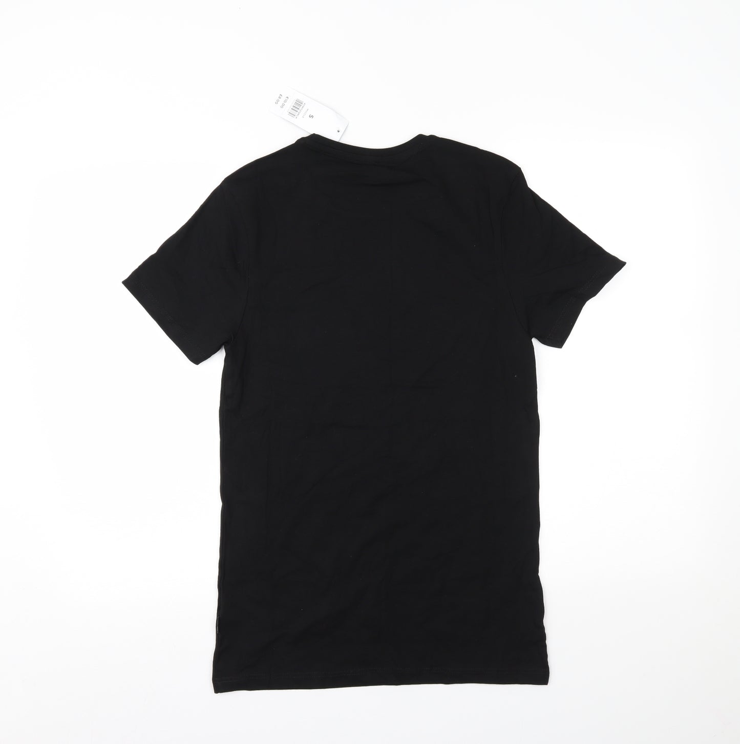 BURTONS Mens Black    T-Shirt Size S