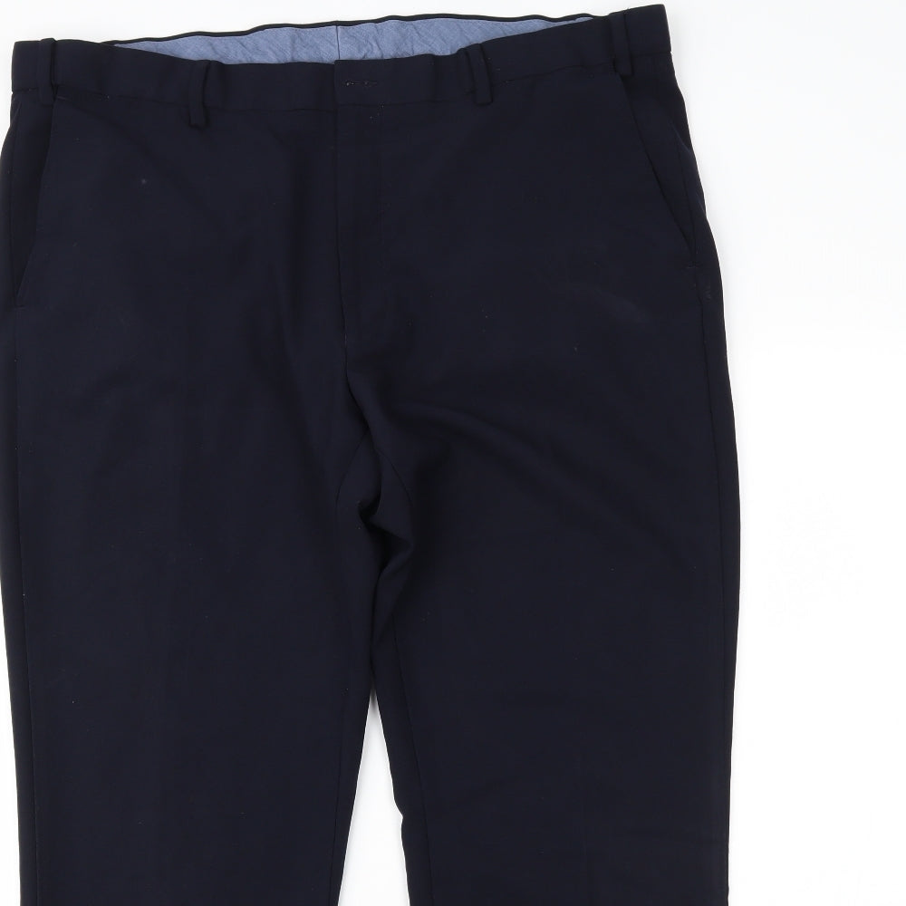 Marks and Spencer Mens Blue   Trousers  Size 40 L29 in