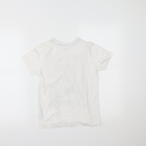 Primark Girls White   Pullover T-Shirt Size 9-10 Years
