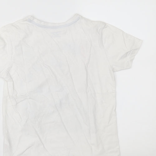 Primark Girls White   Pullover T-Shirt Size 9-10 Years