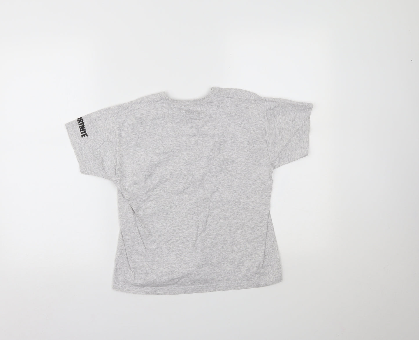 Matalan Boys Grey   Pullover T-Shirt Size S  - FORTNITE
