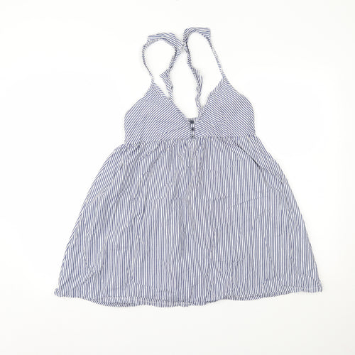 Fig leaves Womens Blue Striped  Camisole Tank Size 10