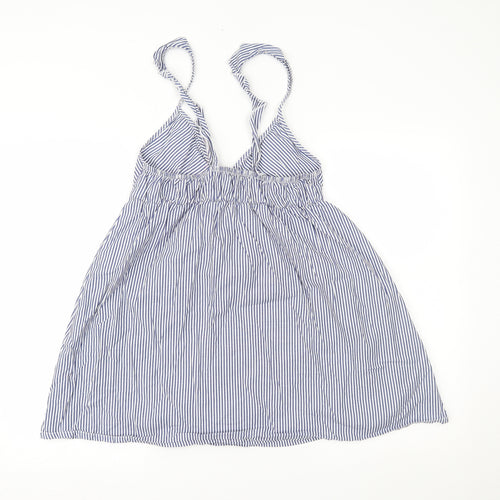 Fig leaves Womens Blue Striped  Camisole Tank Size 10