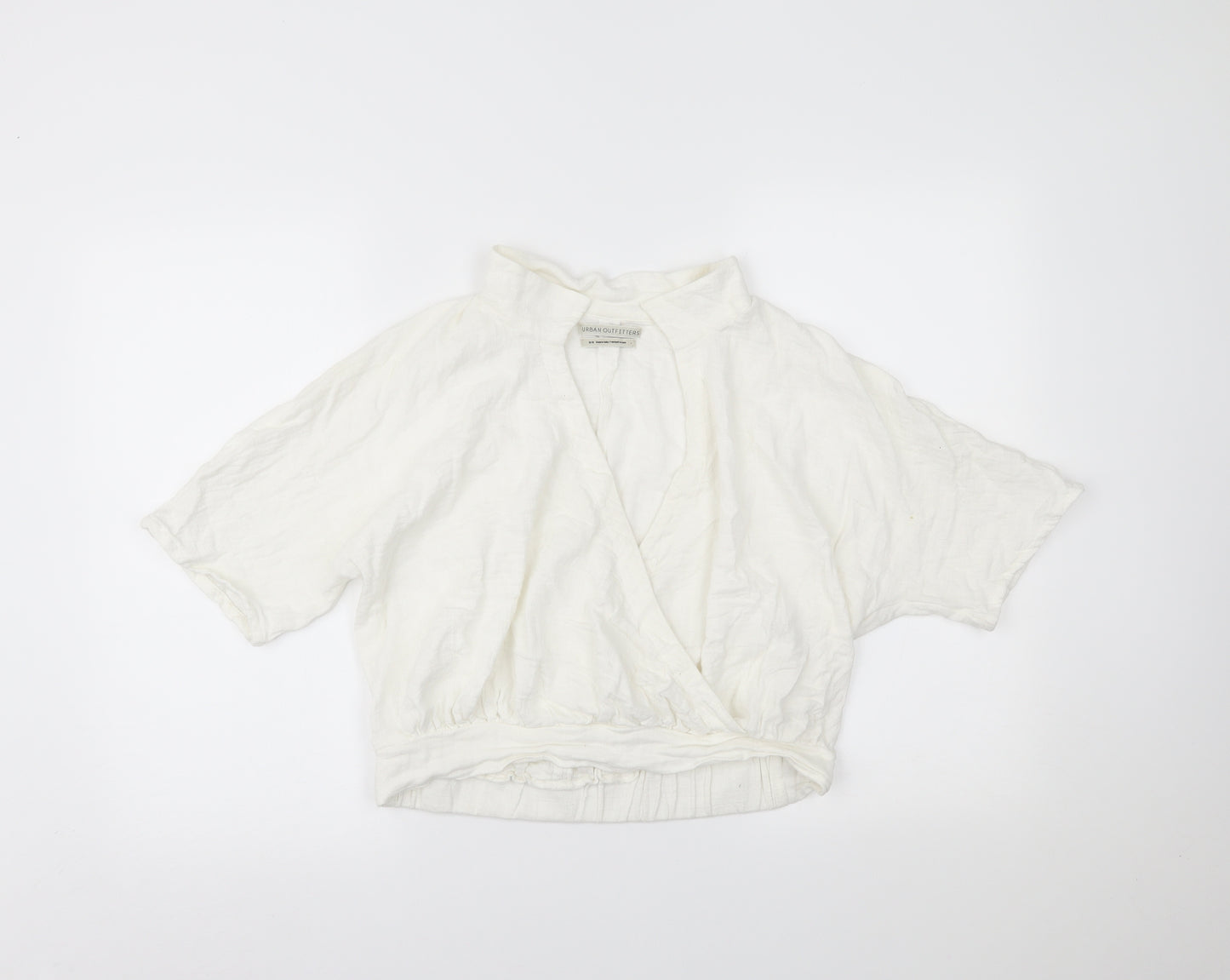 Urban Outfitters Womens White   Cropped Polo Size M