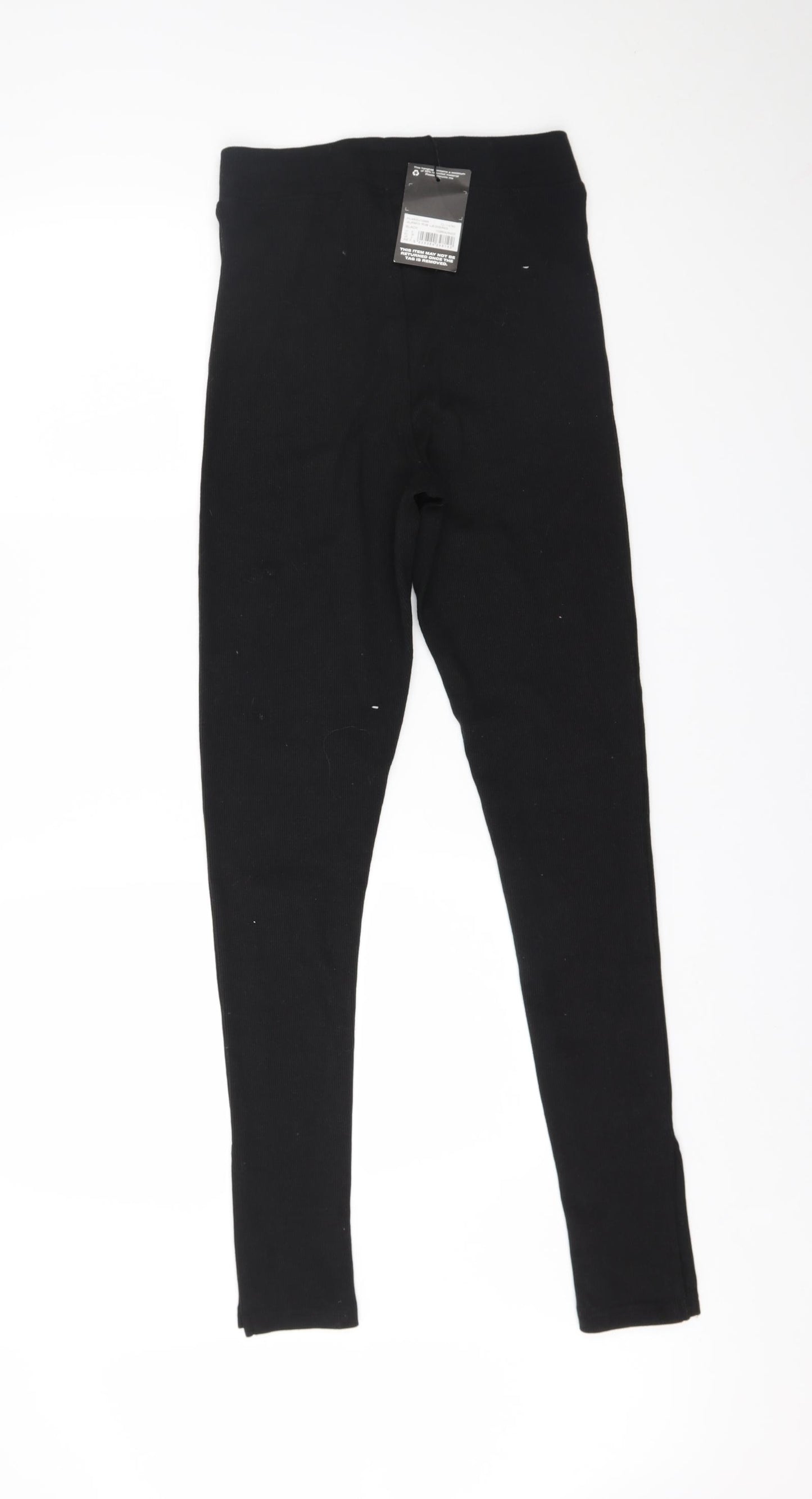 Missguided Womens Black    Leggings Size 8 L29 in