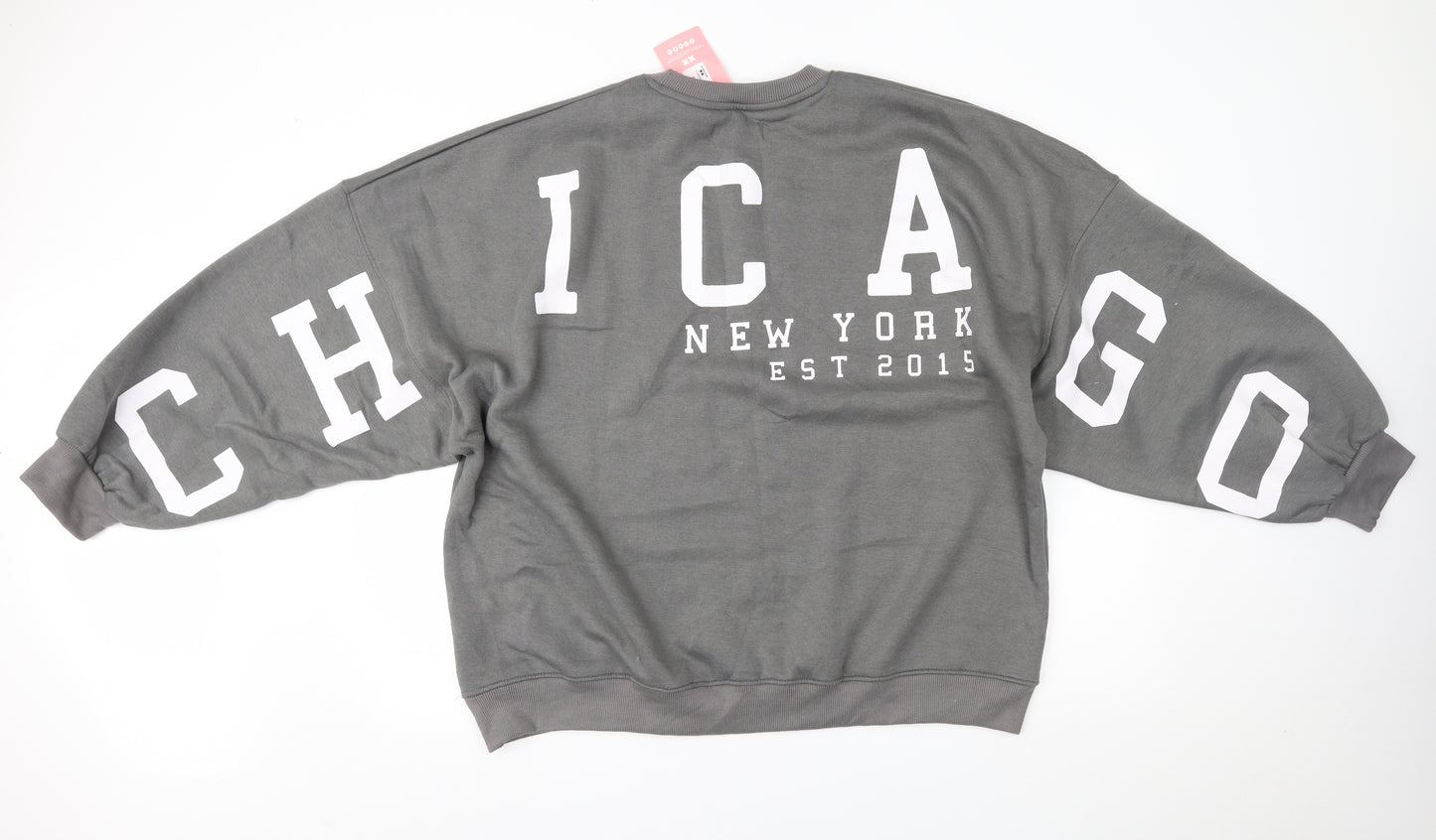 Missy Empire Womens Grey   Pullover Jumper Size 8