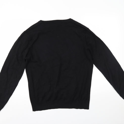 NEXT Mens Black   Pullover Jumper Size M