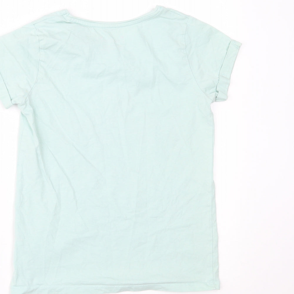 Primark Girls Blue   Pullover T-Shirt Size 10-11 Years