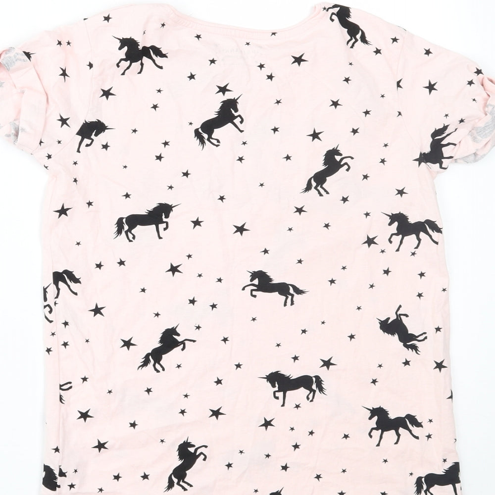 Primark Girls Pink   Pullover T-Shirt Size 11-12 Years