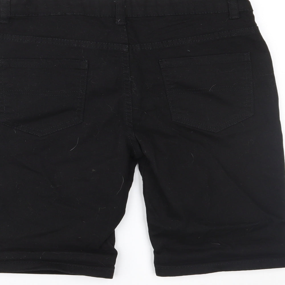 Primark Boys Black  Denim Chino Shorts Size 10-11 Years