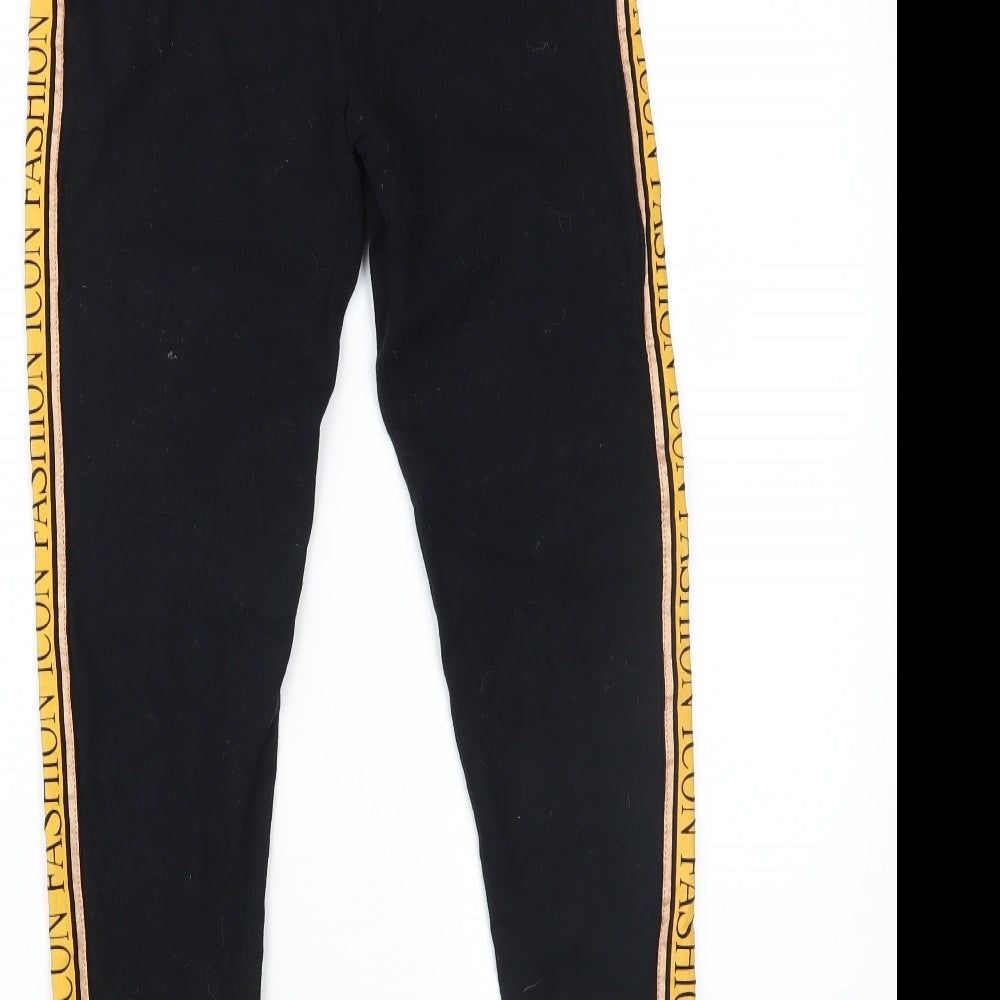 Pep&CO Girls Black    Trousers Size 11-12 Years