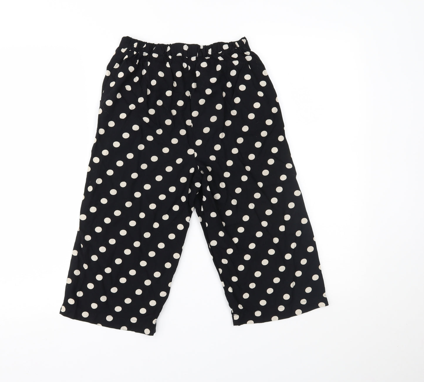 George Girls Black Polka Dot   Trousers Size 10-11 Years