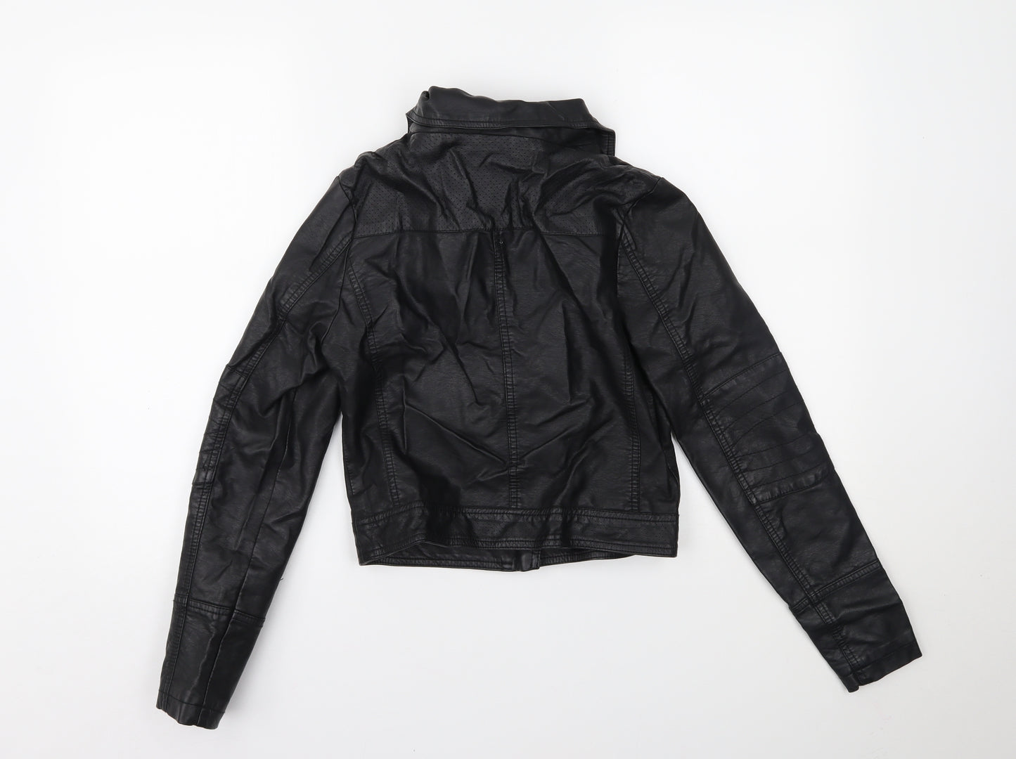 New Look Girls Black   Motorcycle Jacket Jacket Size 12-13 Years