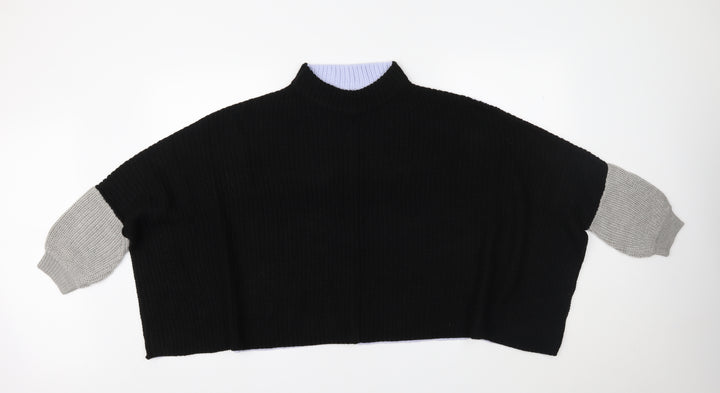 Threadbare Womens Multicoloured Henley Jumper Size 6