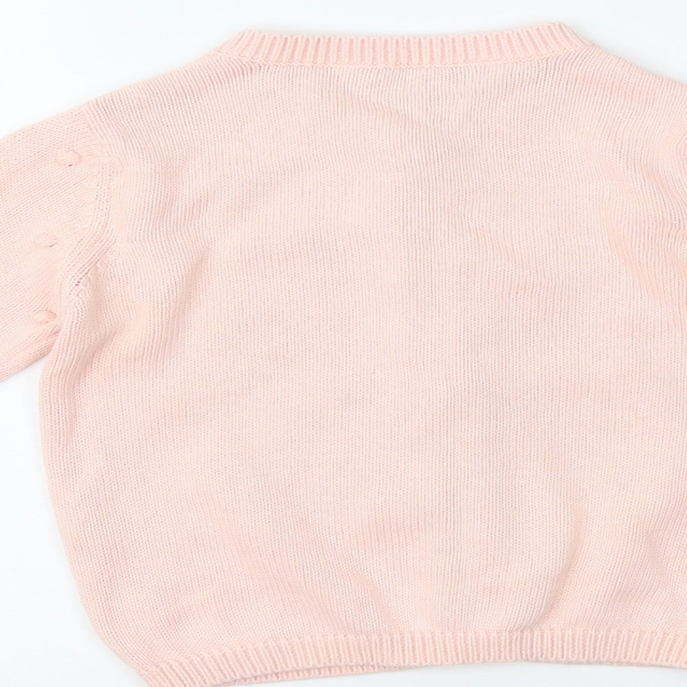 George Girls Pink   Cardigan Jumper Size 3-4 Years