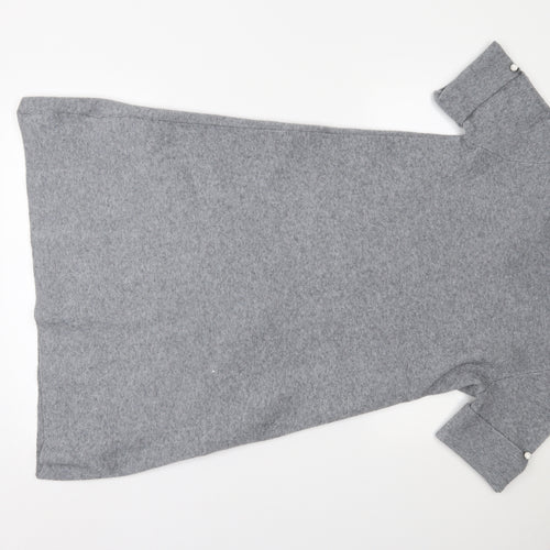M&V Womens Grey   Jumper Dress  Size M