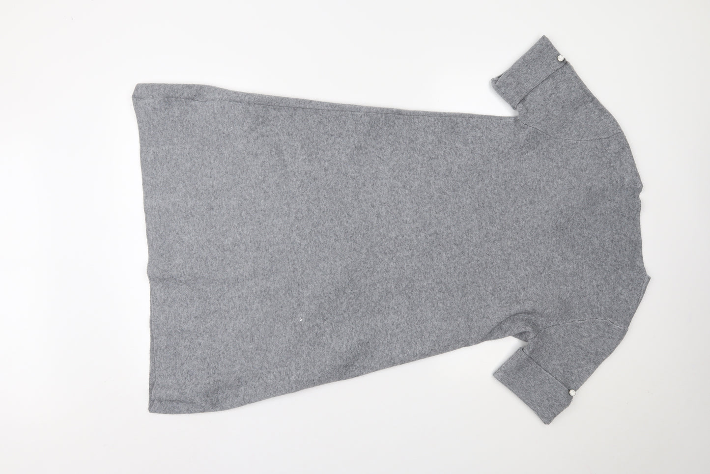 M&V Womens Grey   Jumper Dress  Size M