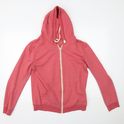 River Island Womens Pink   Full Zip Hoodie Size 12