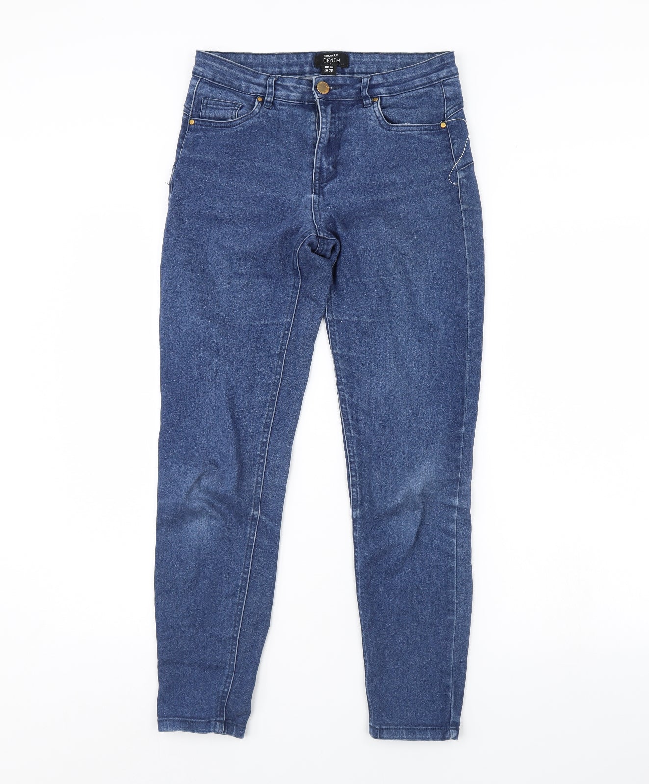 Select Womens Blue  Denim Skinny Jeans Size 10 L28 in