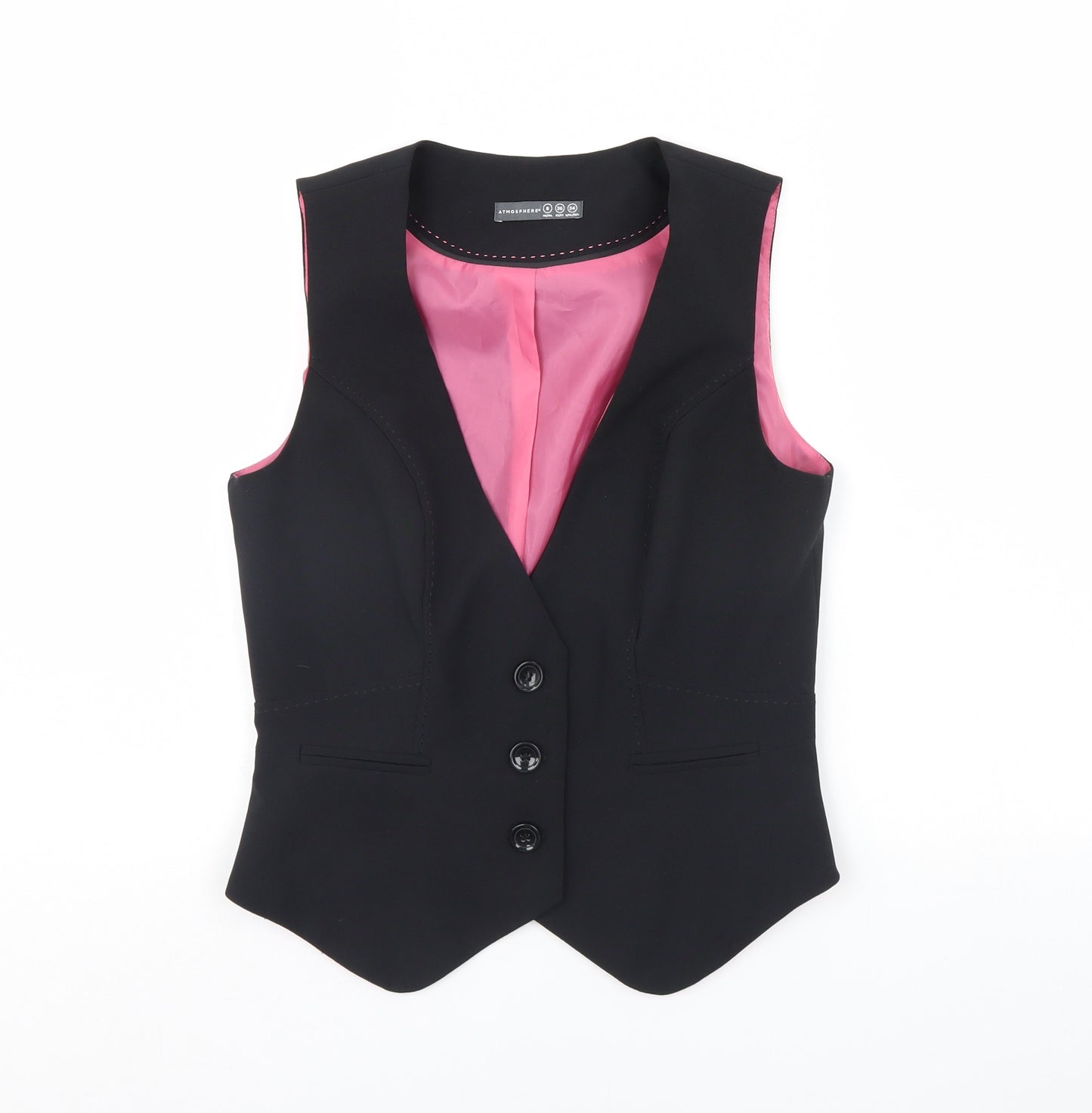 Atmosphere Womens Black   Jacket Waistcoat Size 18