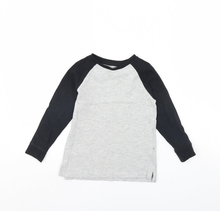 NEXT Boys Grey Basic T-Shirt Size 4 Years