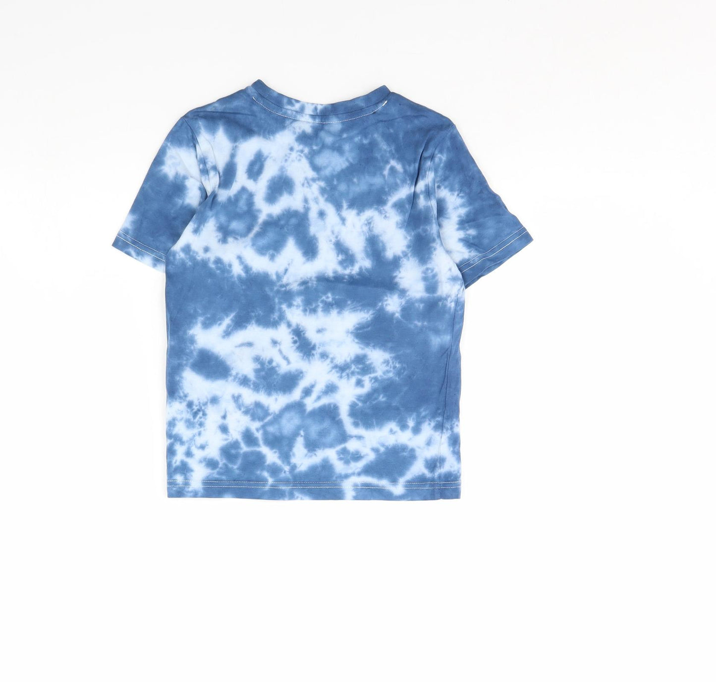 F&F Boys Blue   Basic T-Shirt Size 4 Years  - Tie Dye
