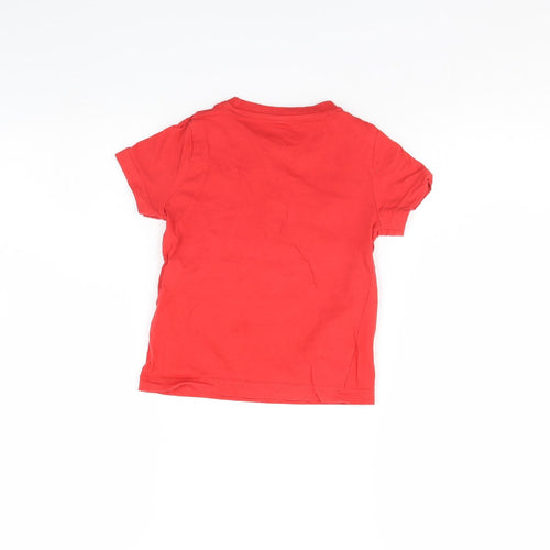 F&F Boys Red   Basic T-Shirt Size 3 Years  - Kid Definition