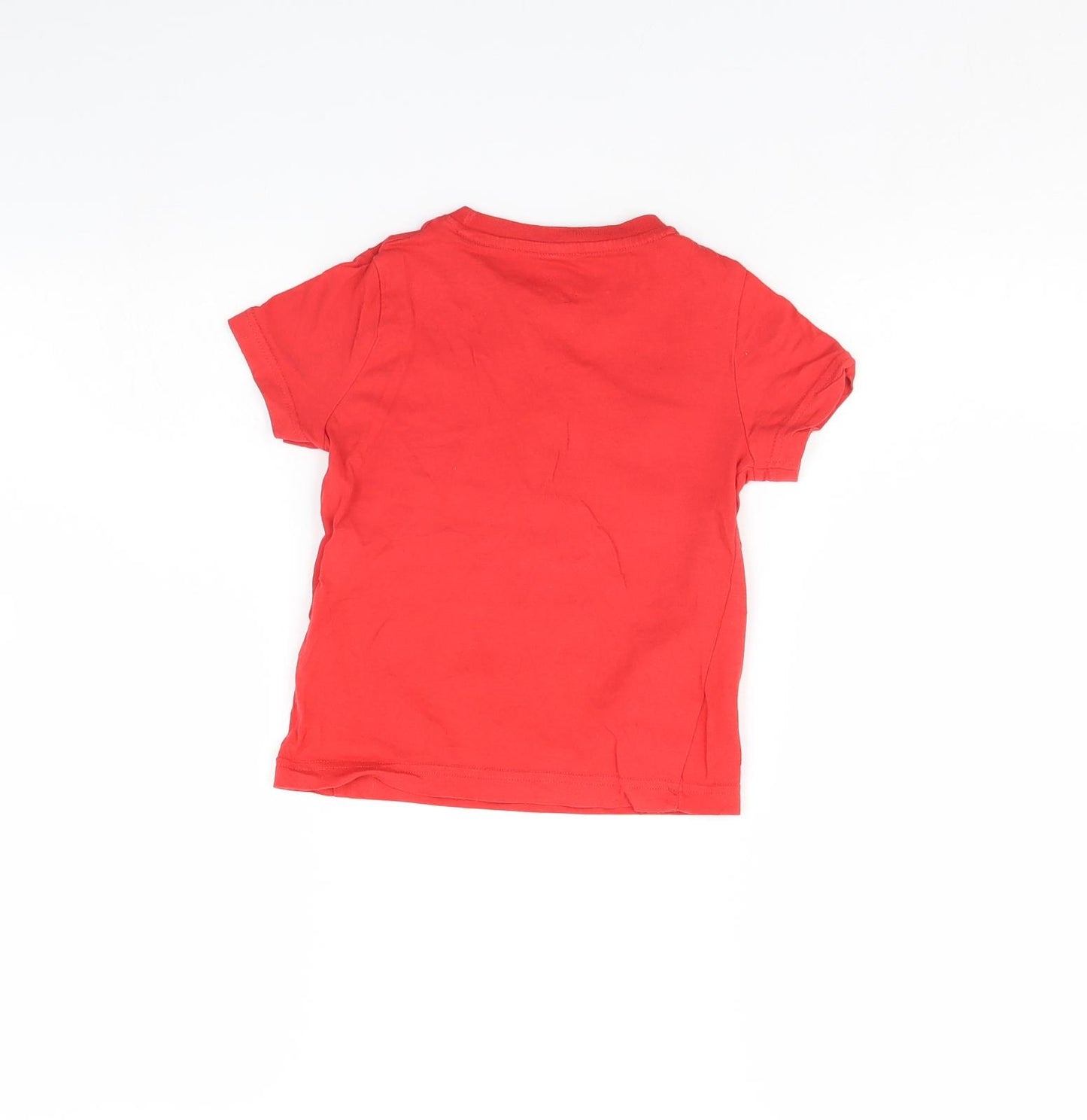 F&F Boys Red   Basic T-Shirt Size 3 Years  - Kid Definition