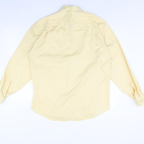 Burton Mens Yellow    Dress Shirt Size 15