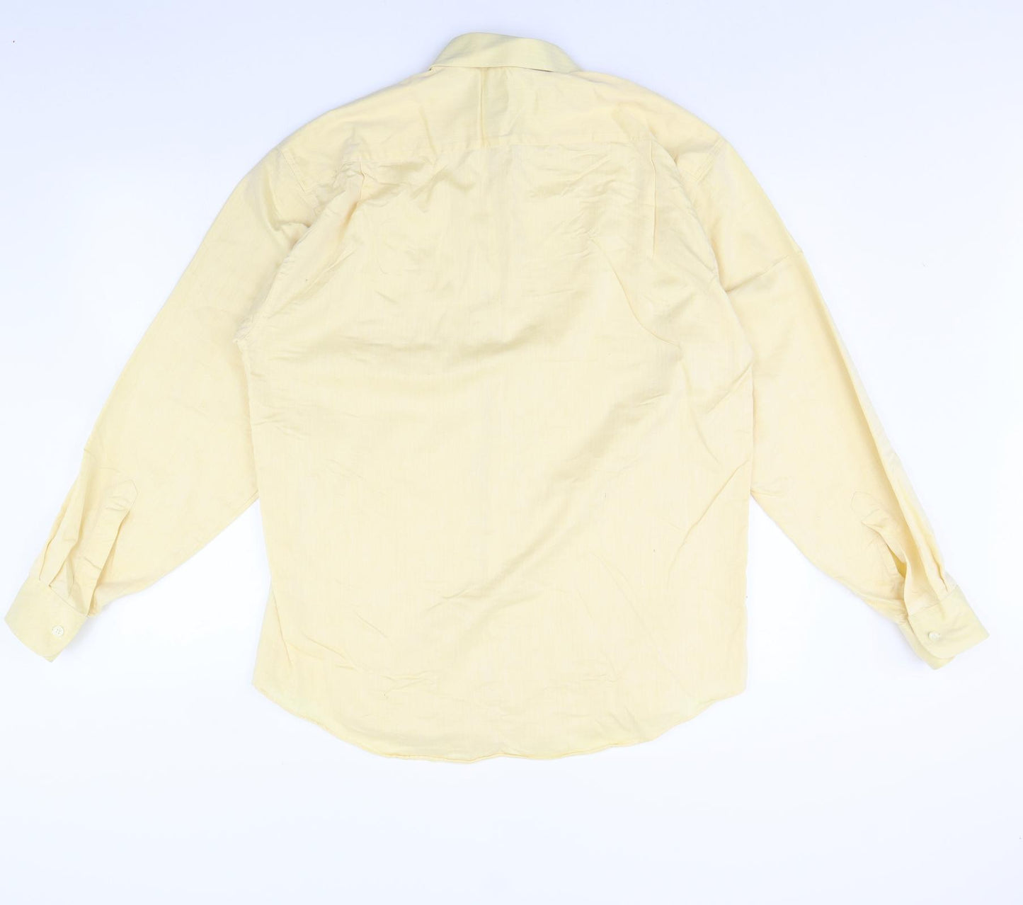 Burton Mens Yellow    Dress Shirt Size 15