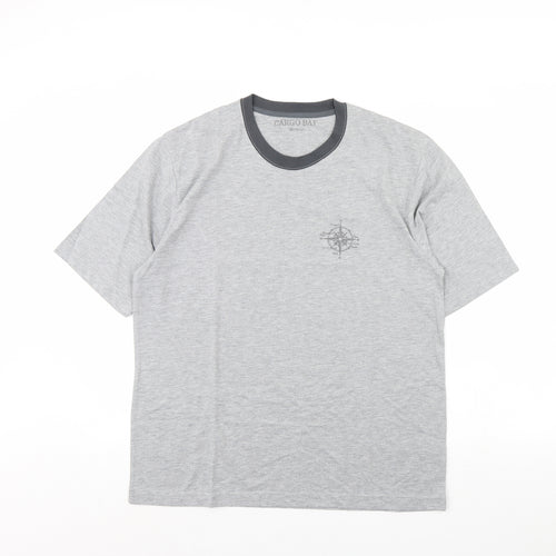 Cargo Bay Womens Grey   Basic T-Shirt Size M