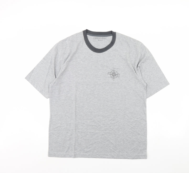 Cargo Bay Womens Grey   Basic T-Shirt Size M