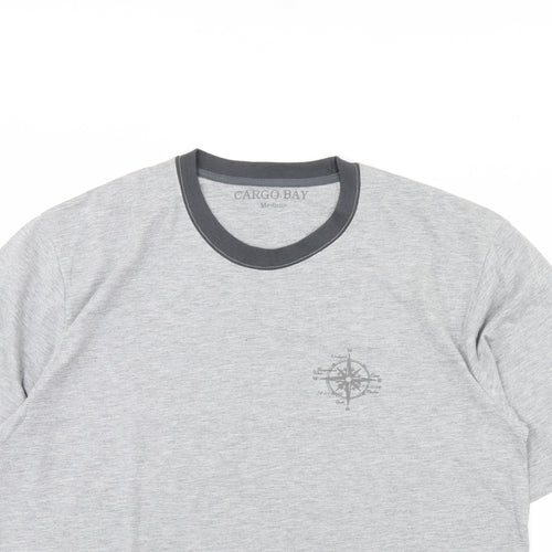 Cargo Bay Womens Grey   Basic T-Shirt Size M